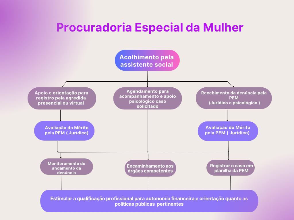 Serviços da Procuradoria da Mulher